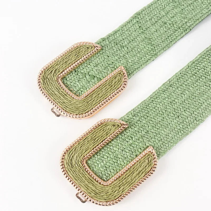 Natural Weave Statement Belt