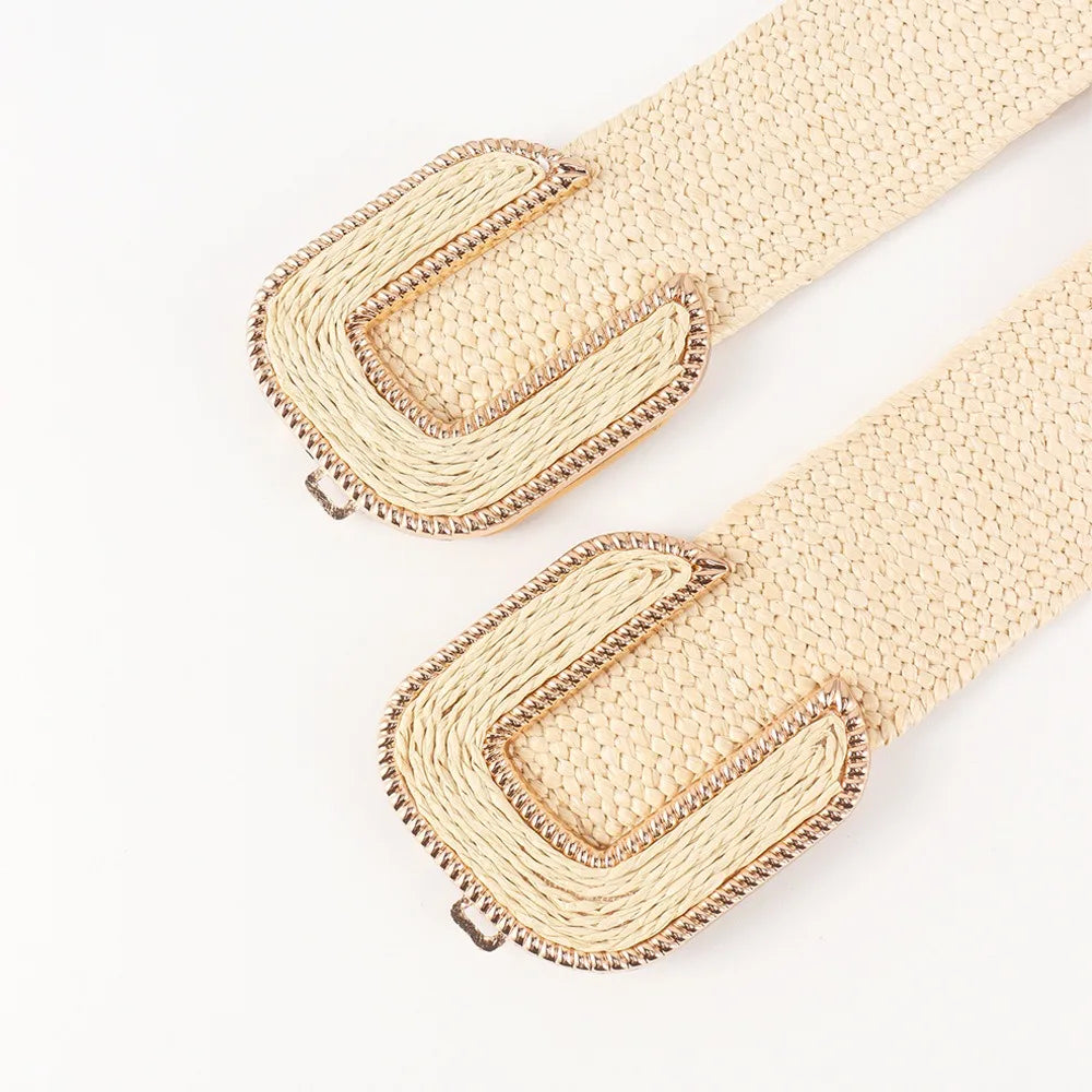 Natural Weave Statement Belt