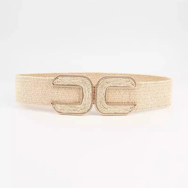 Natural Weave Statement Belt