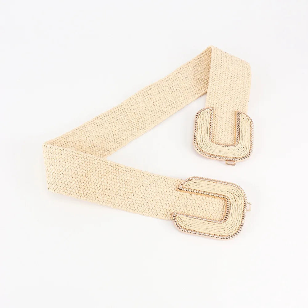Natural Weave Statement Belt