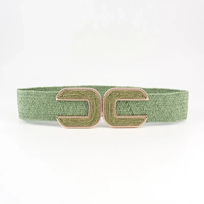 Natural Weave Statement Belt