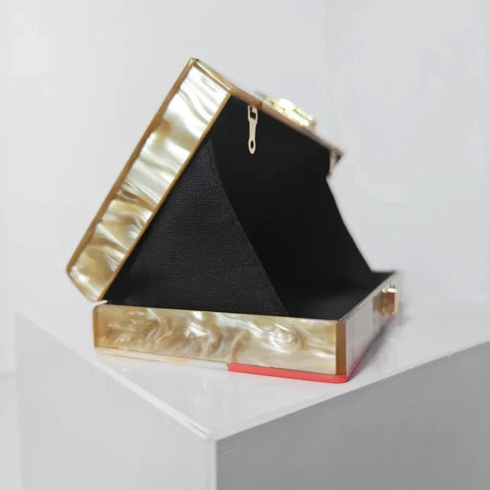 Coral Mirage Wave Clutch
