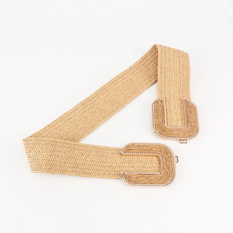 Natural Weave Statement Belt