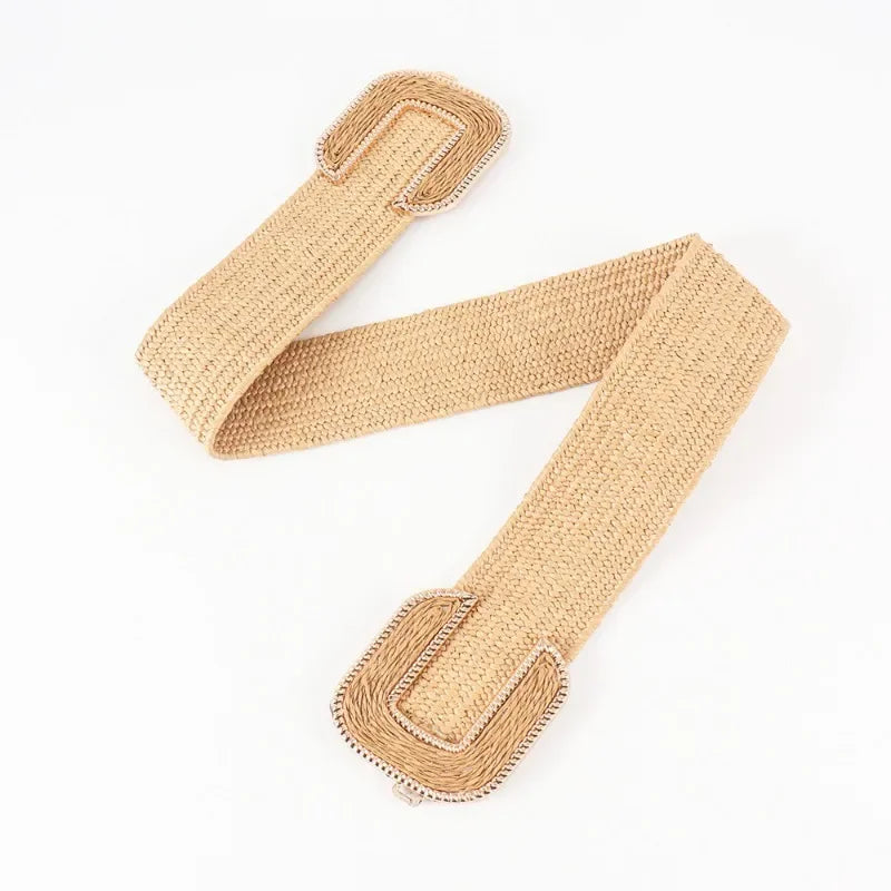 Natural Weave Statement Belt