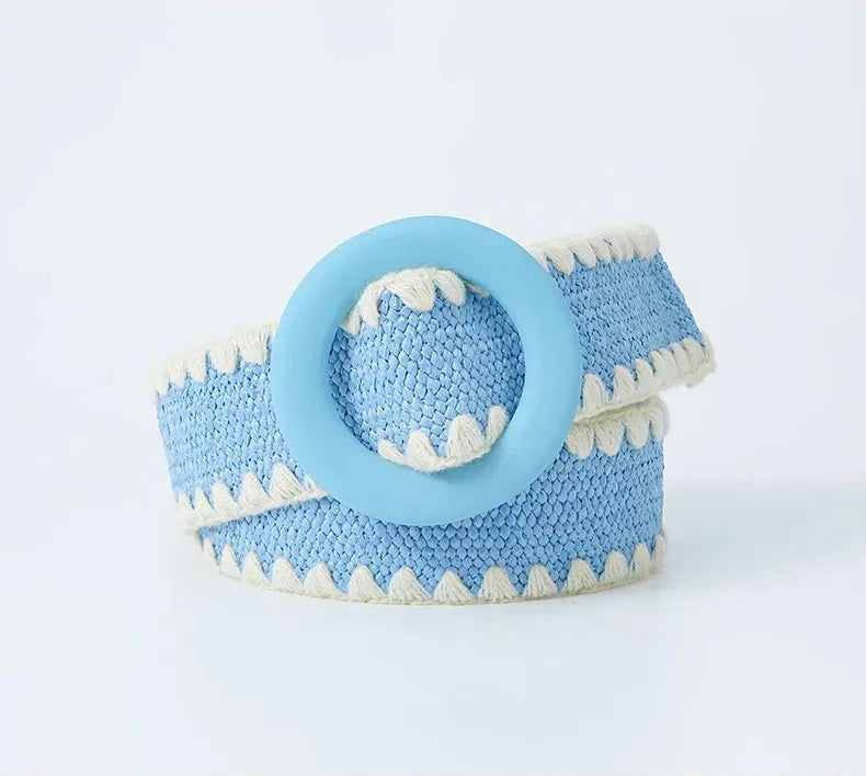 Tropicana Round Buckle Belt