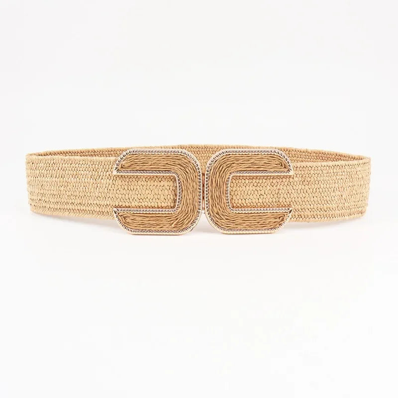 Natural Weave Statement Belt