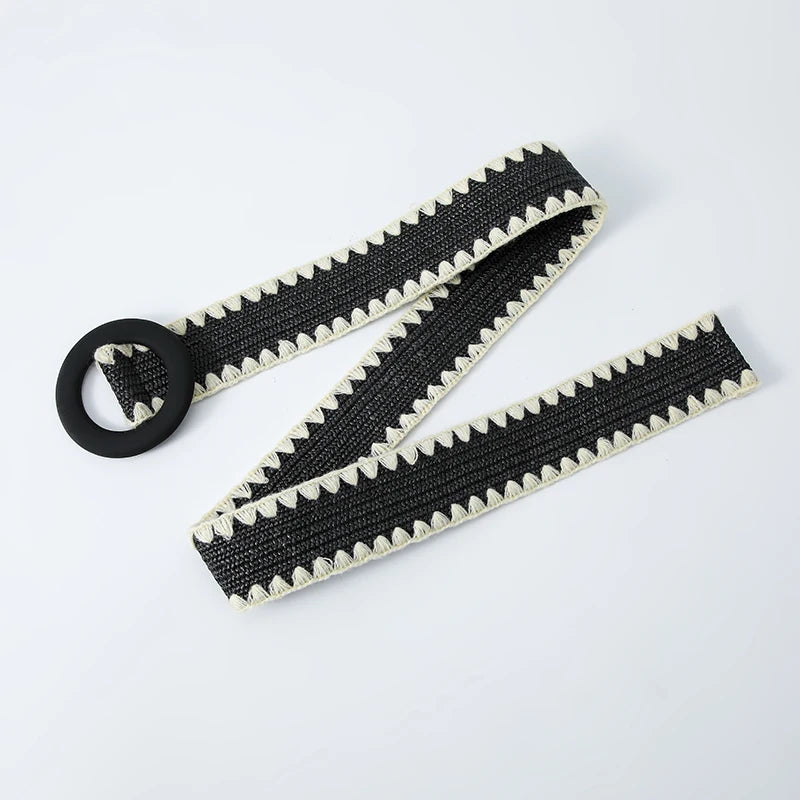 Tropicana Round Buckle Belt