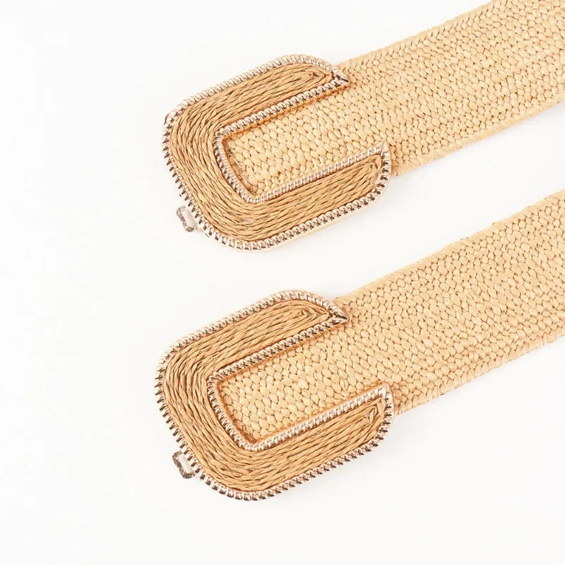 Natural Weave Statement Belt