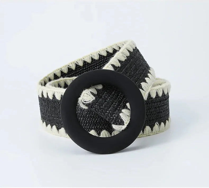 Tropicana Round Buckle Belt