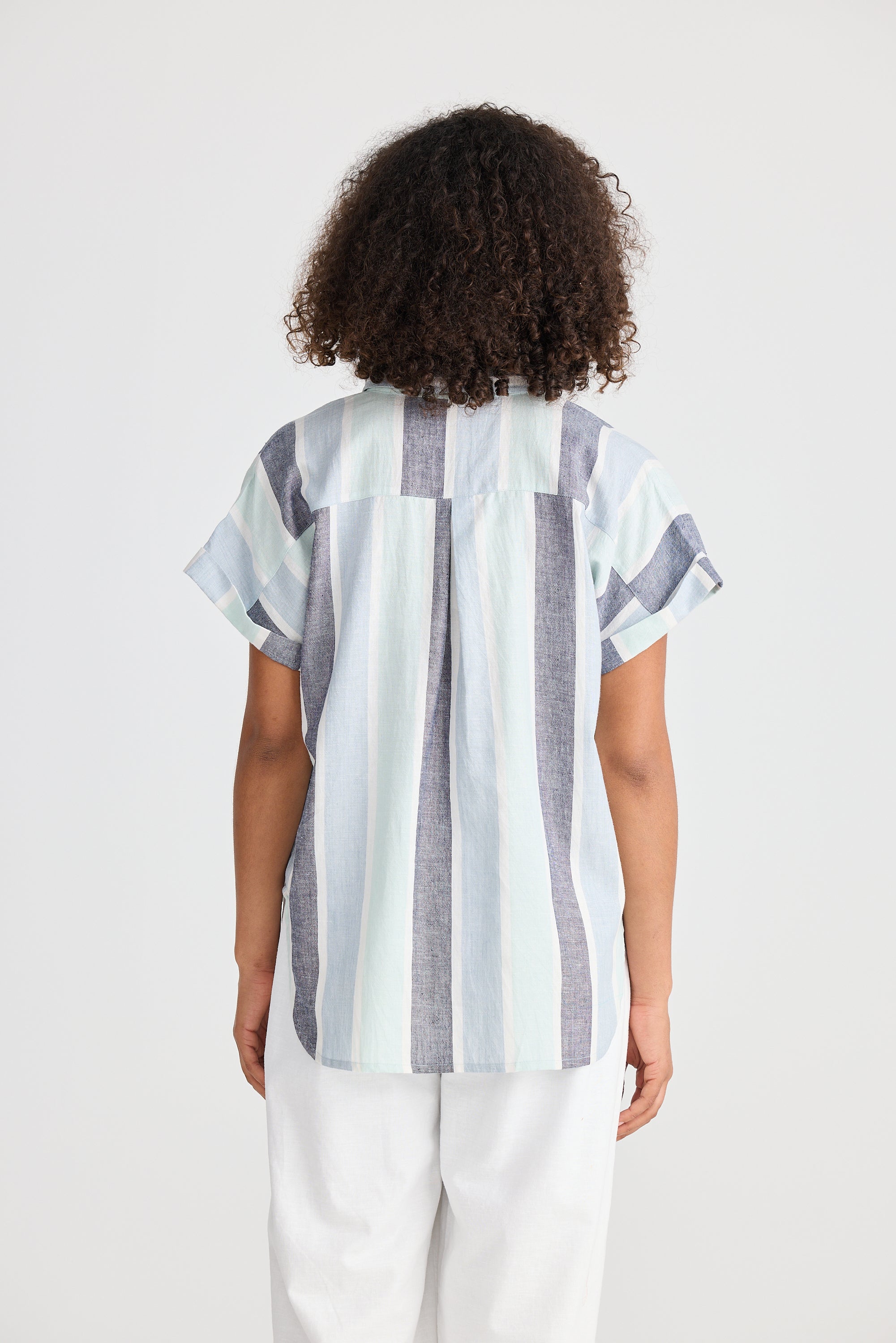 The Shanty Corp Dune Shirt - Tulip Stripe