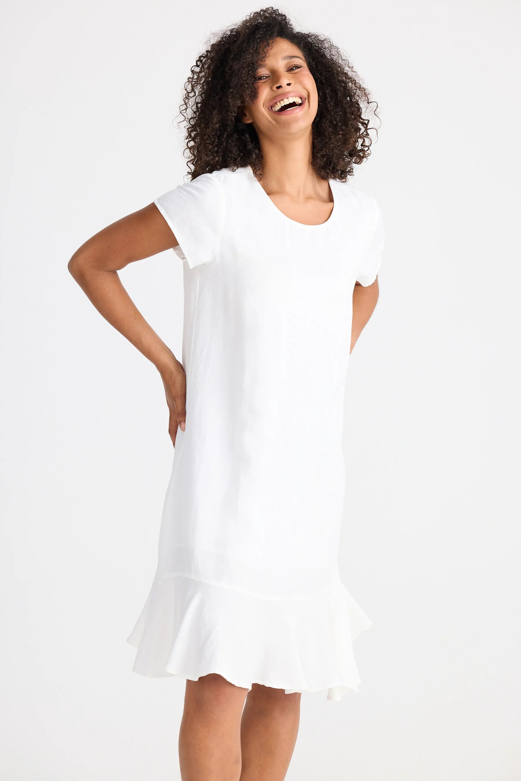 The Shanty Corp Hepburn Dress - White