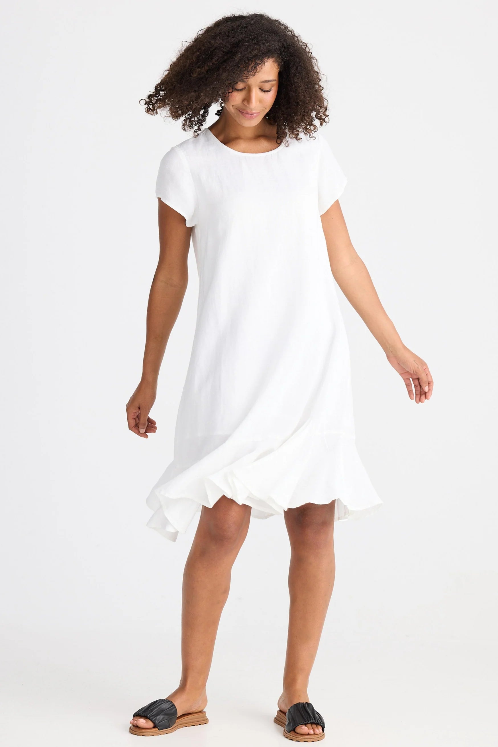 The Shanty Corp Hepburn Dress - White