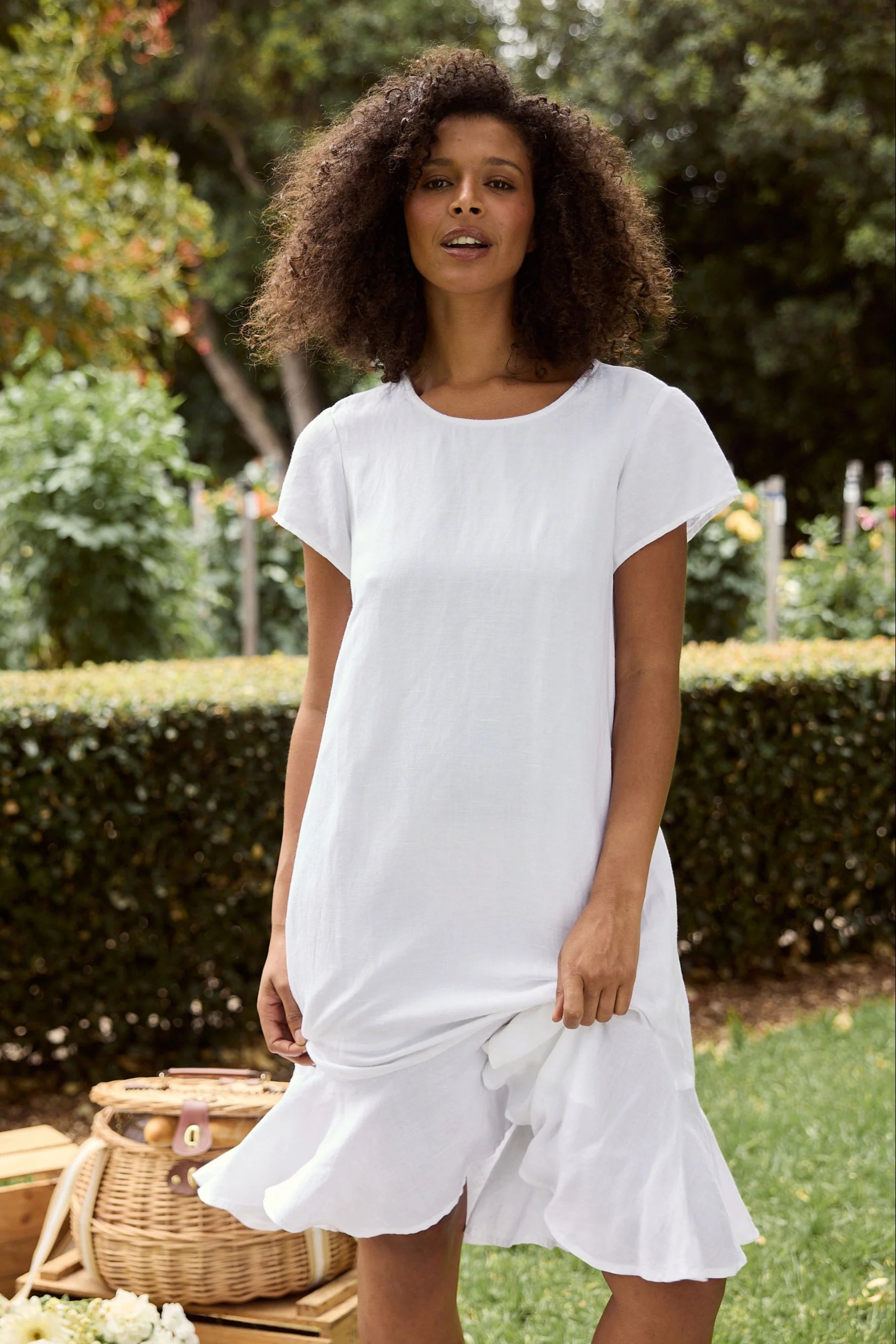 The Shanty Corp Hepburn Dress - White