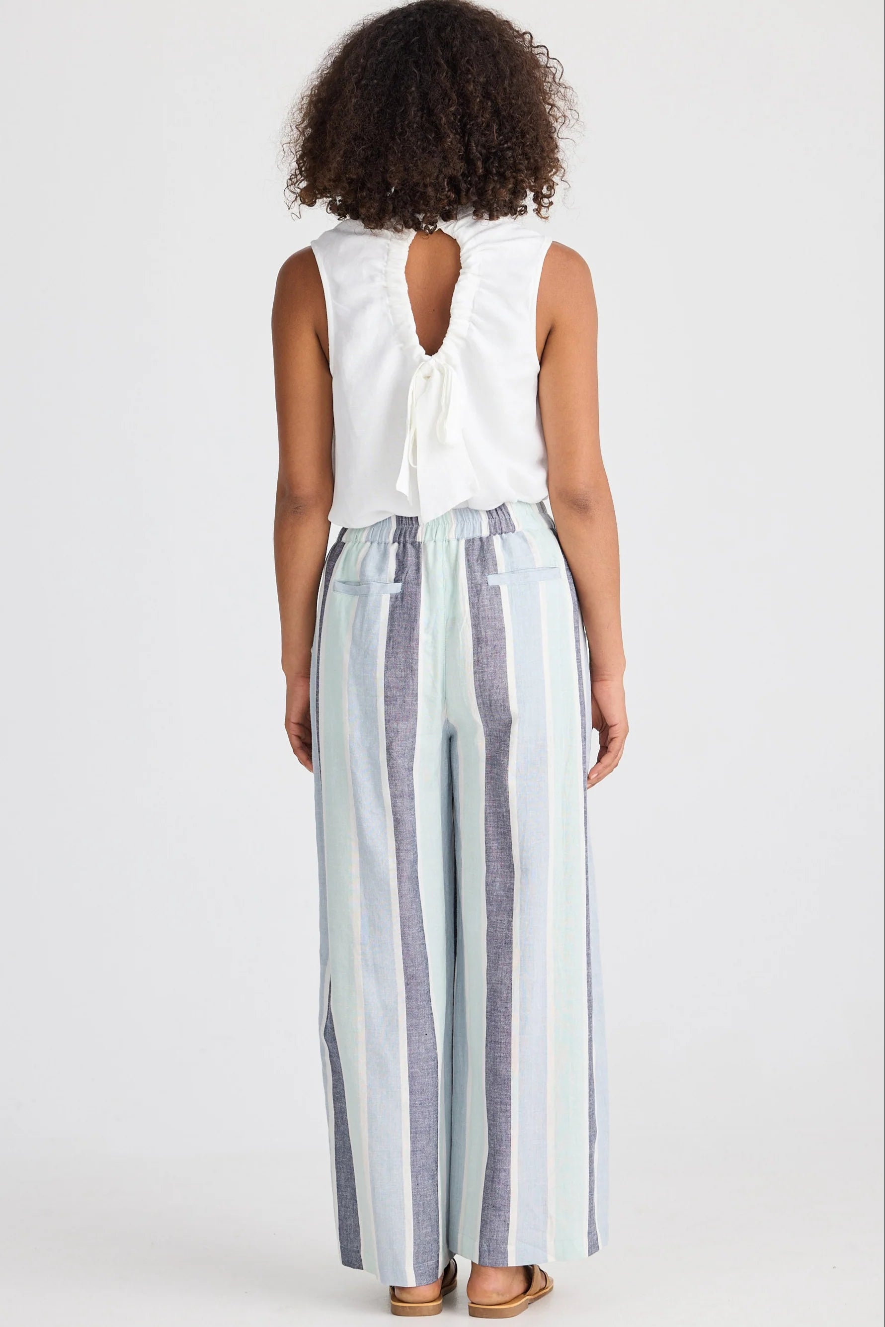 The Shanty Corp Positano Pant - Tulip Stripe