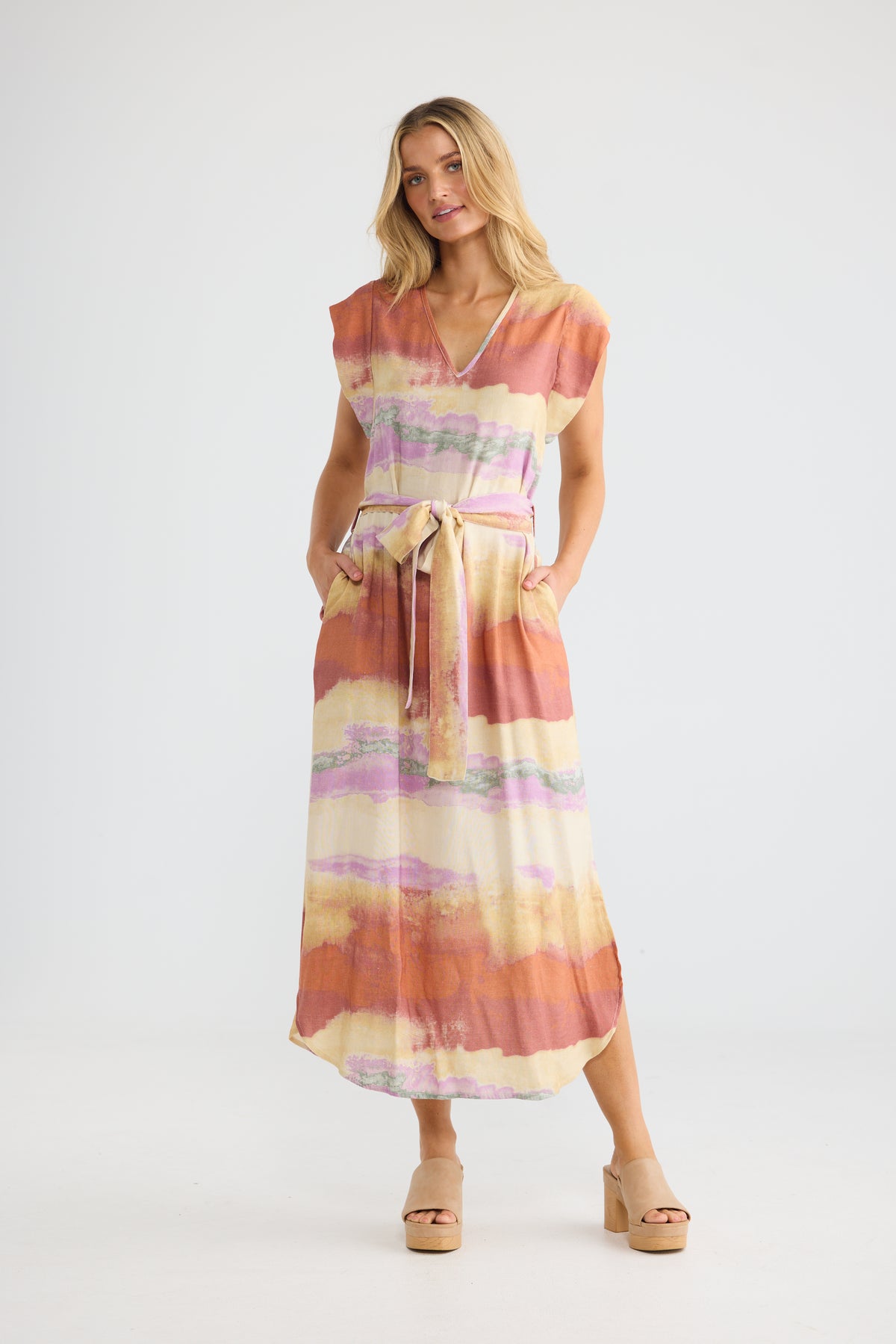 The Shanty Corp Sebou Dress - Sand Dunes
