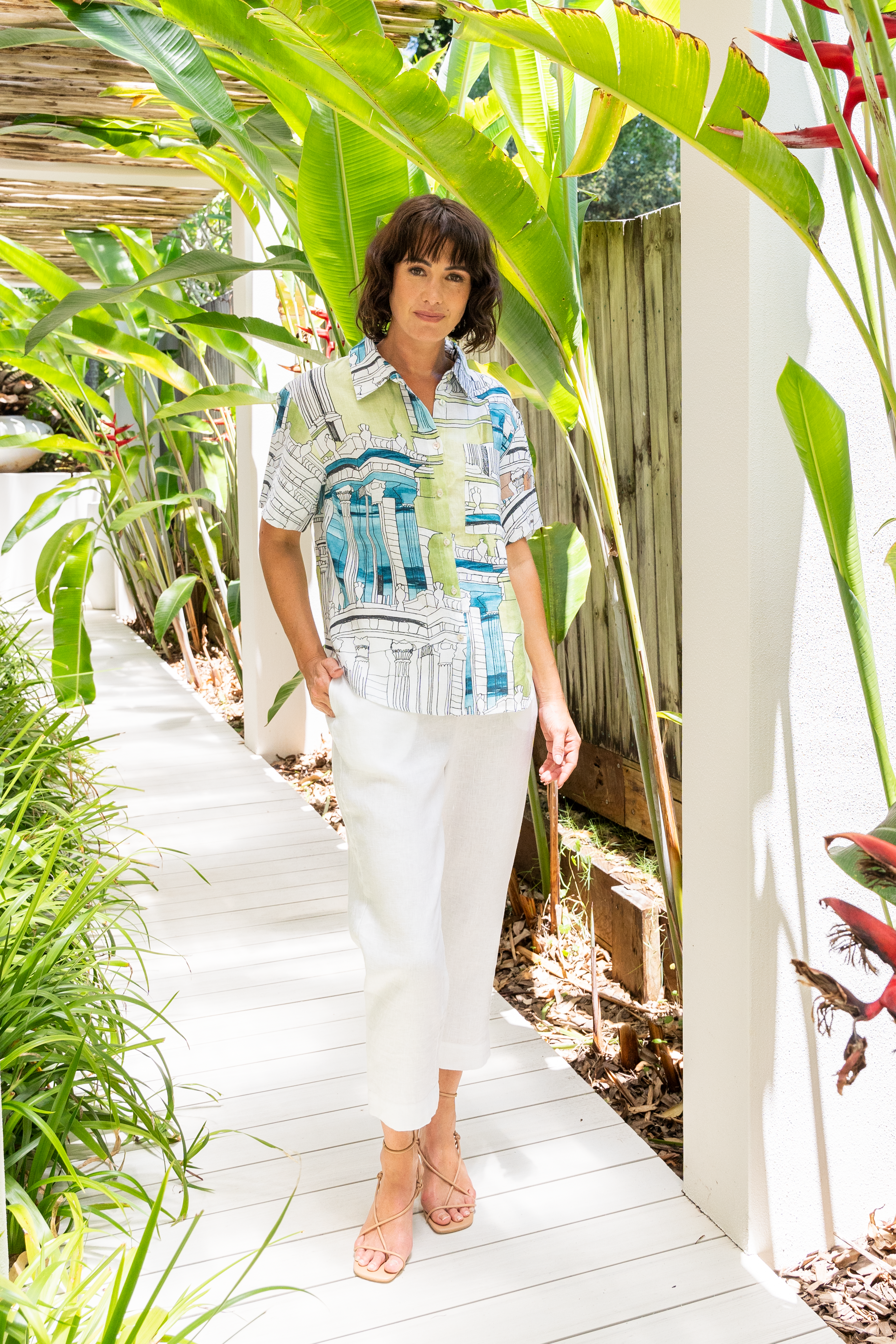 See Saw Short Sleeve Shirt - Rome