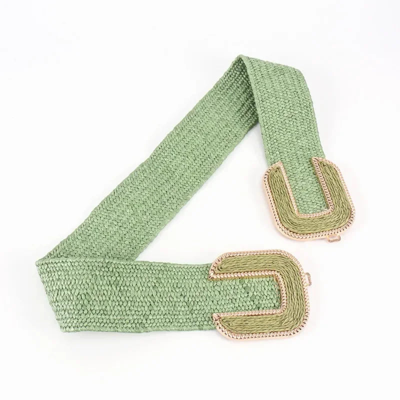 Natural Weave Statement Belt