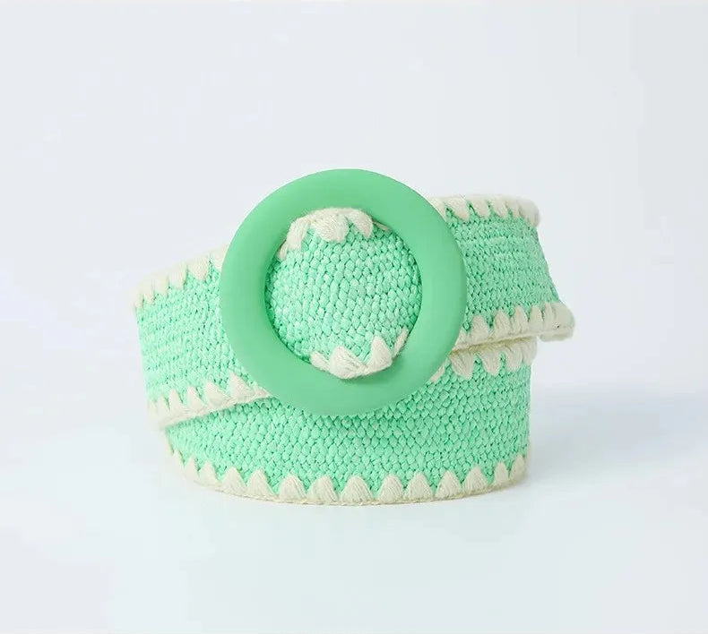 Tropicana Round Buckle Belt