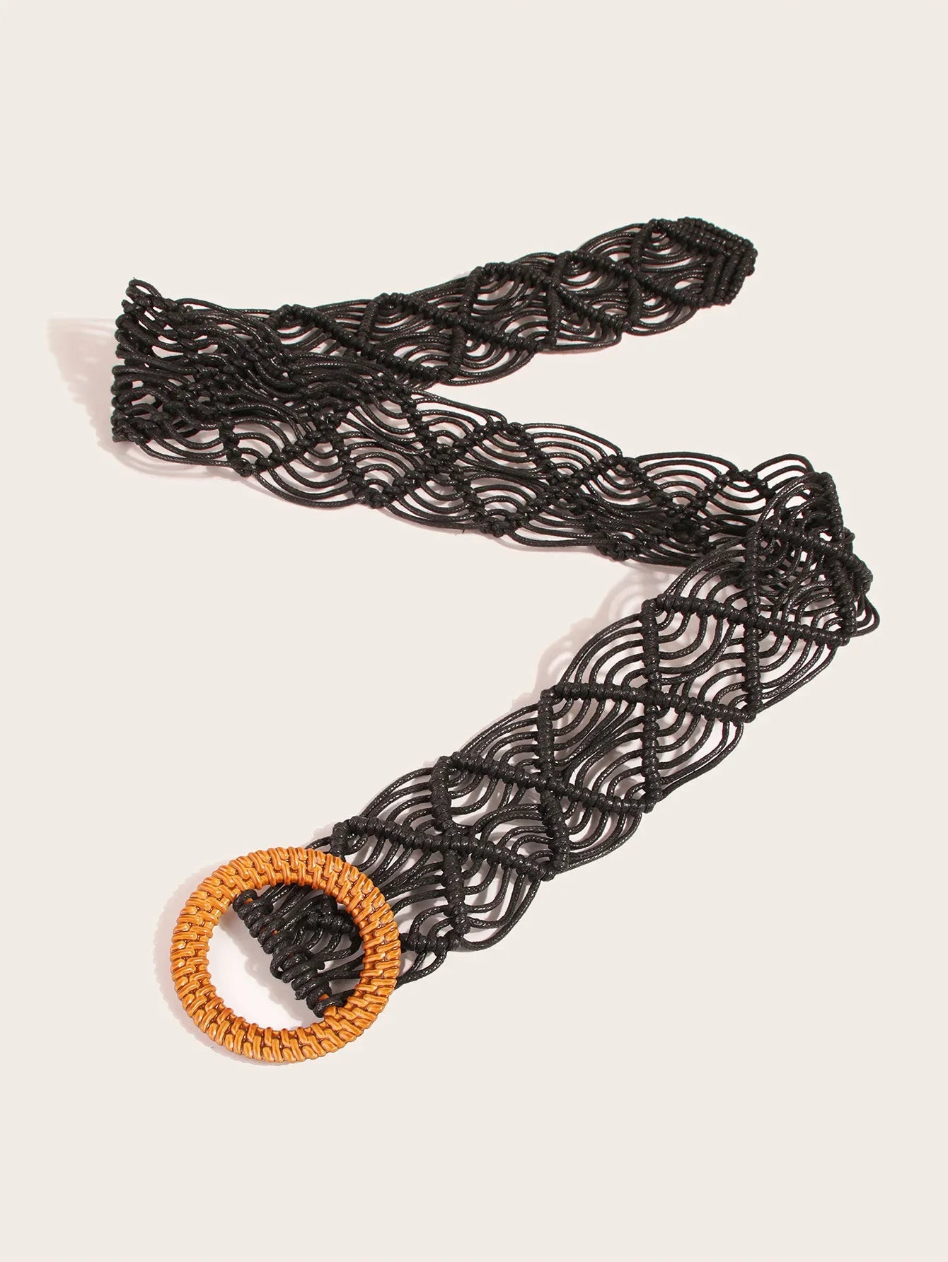 Havana Macramé Circle Belt