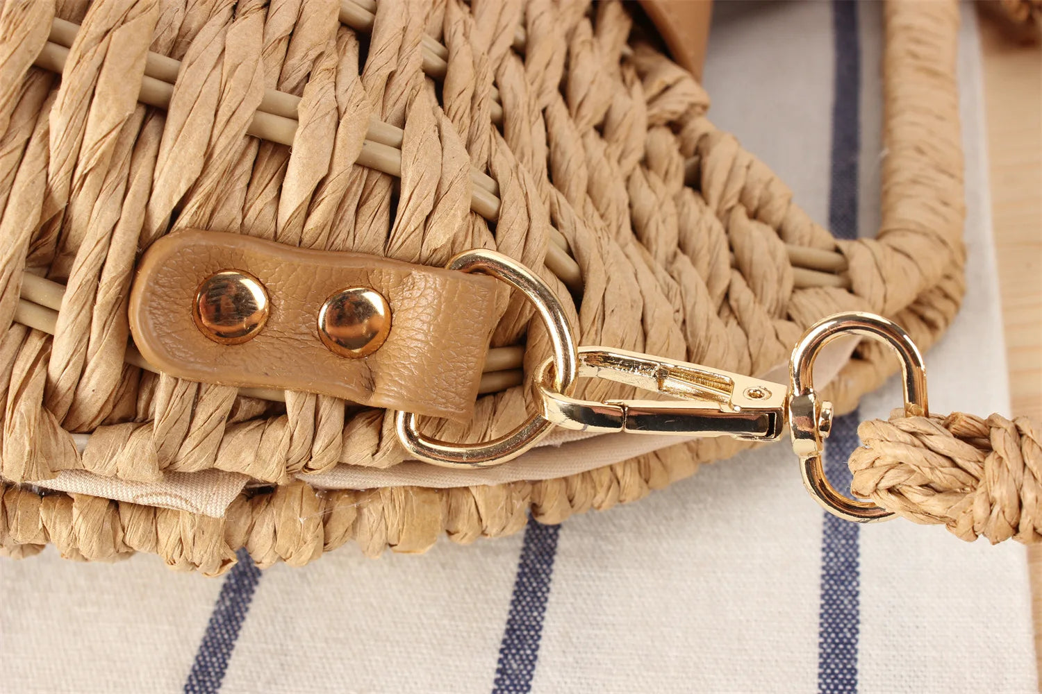 Coastal Breeze Woven Bag
