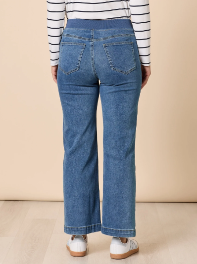 Threadz Carpenter Stretch Leg Jean - Washed Denim