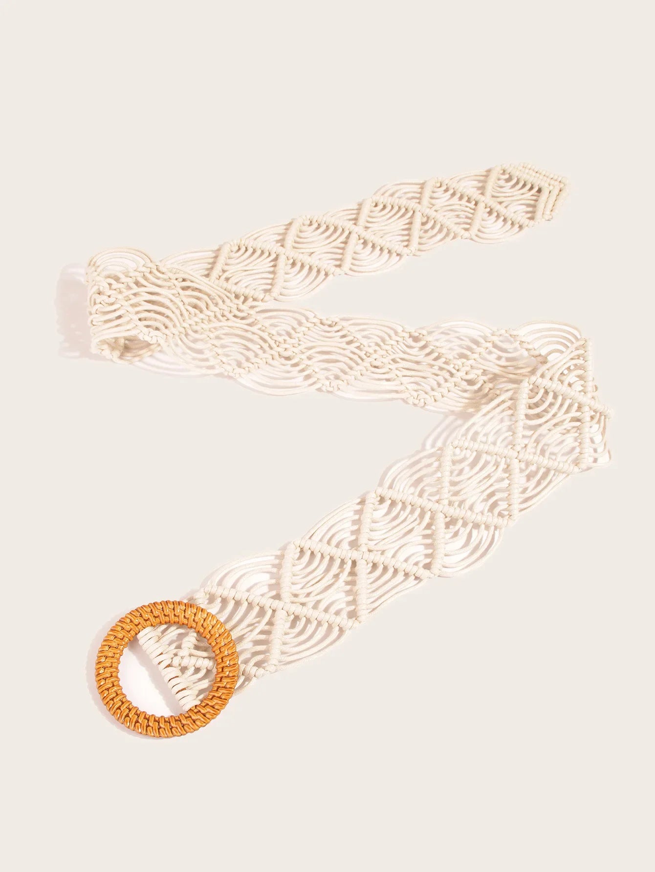 Havana Macramé Circle Belt
