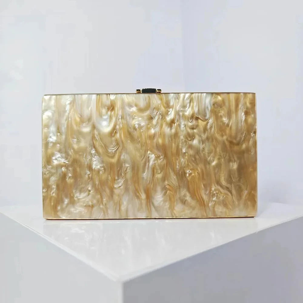 Coral Mirage Wave Clutch