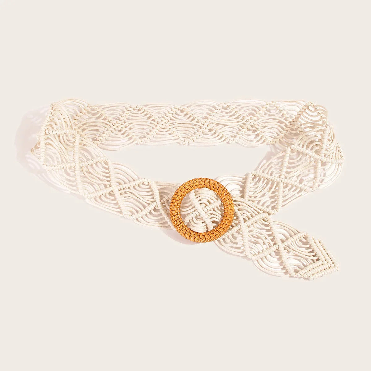 Havana Macramé Circle Belt