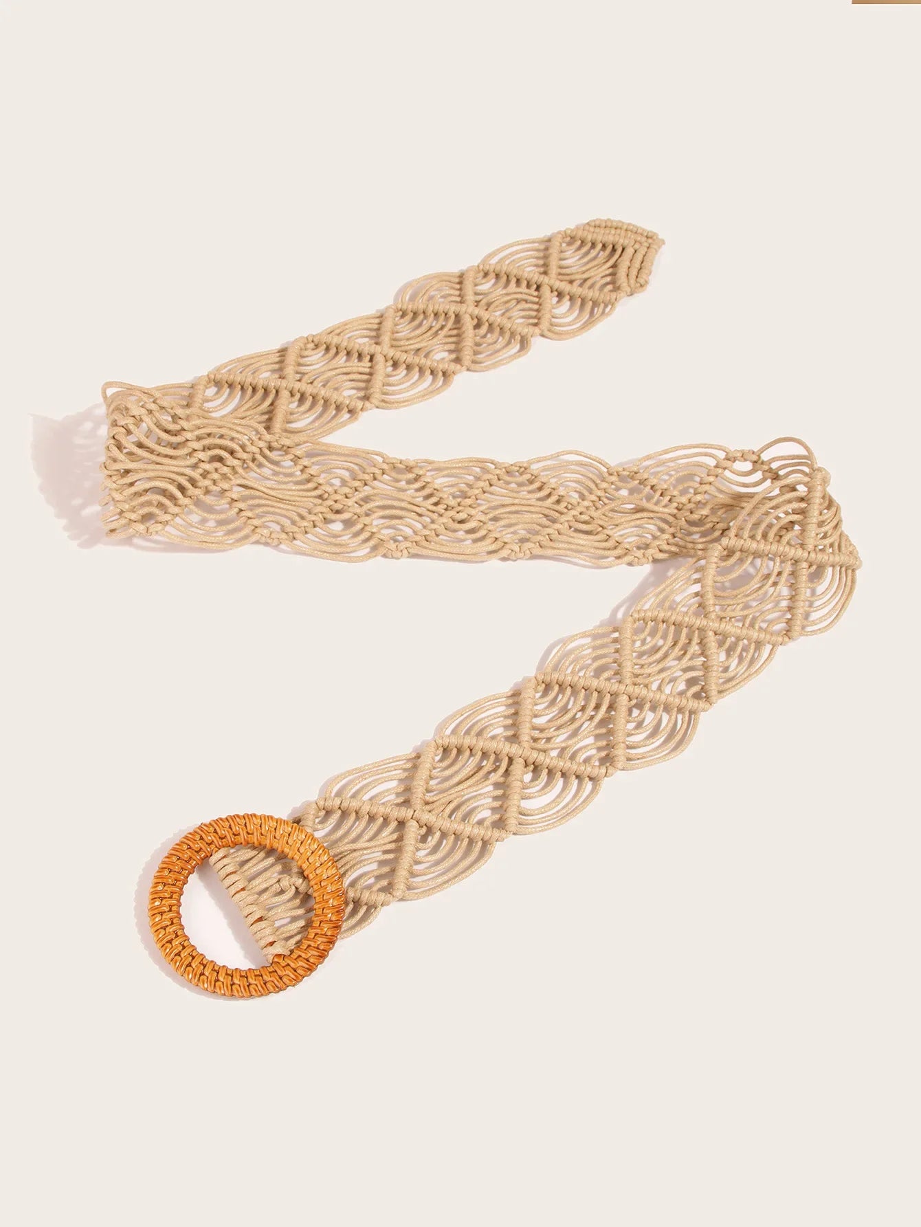 Havana Macramé Circle Belt