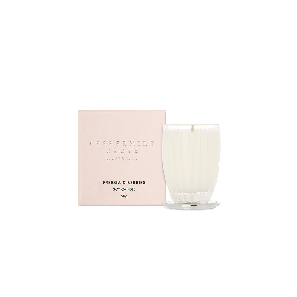 Peppermint Grove Freesia & Berries Mini Soy Candle 60g