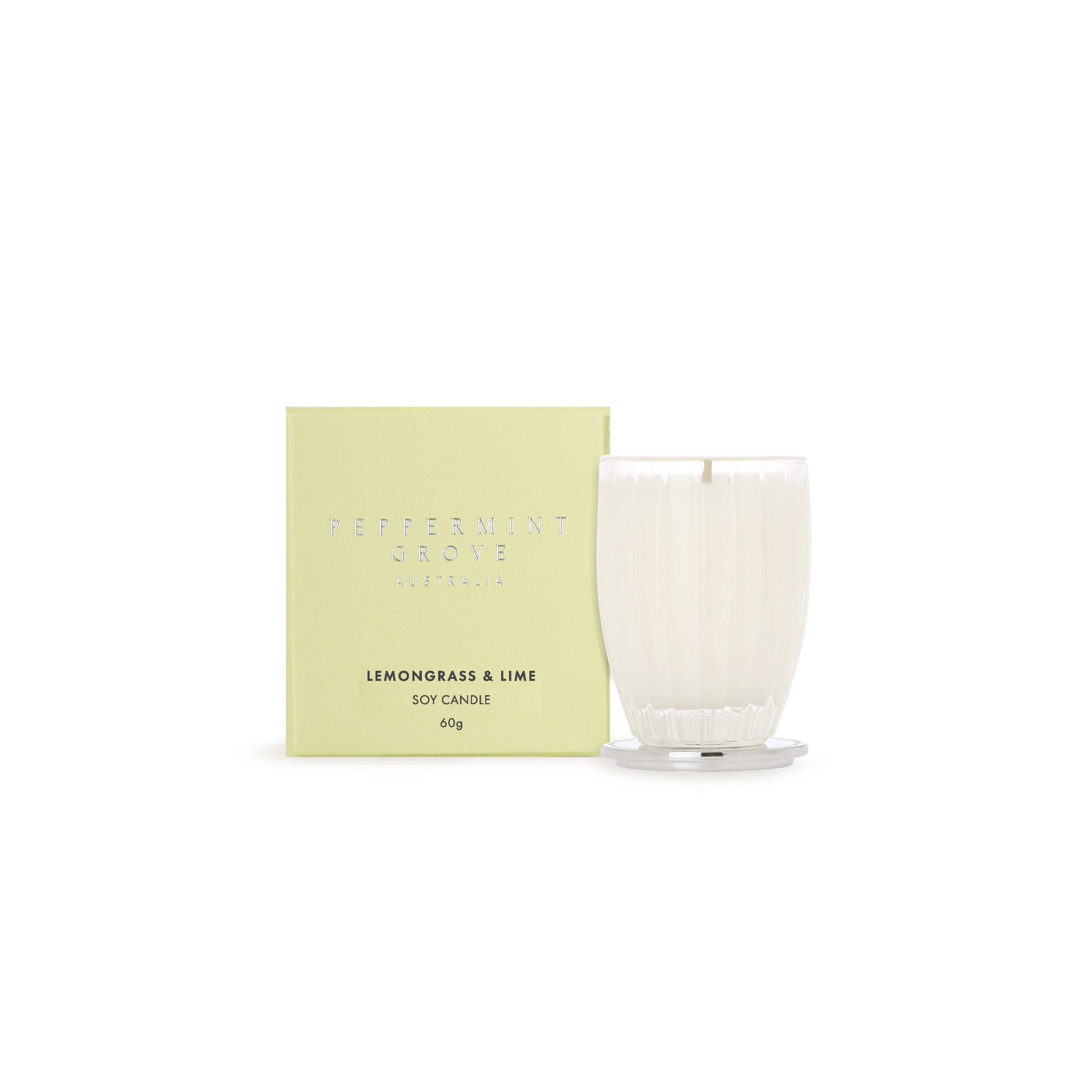 Peppermint Grove Lemongrass & Lime Mini Soy Candle 60g