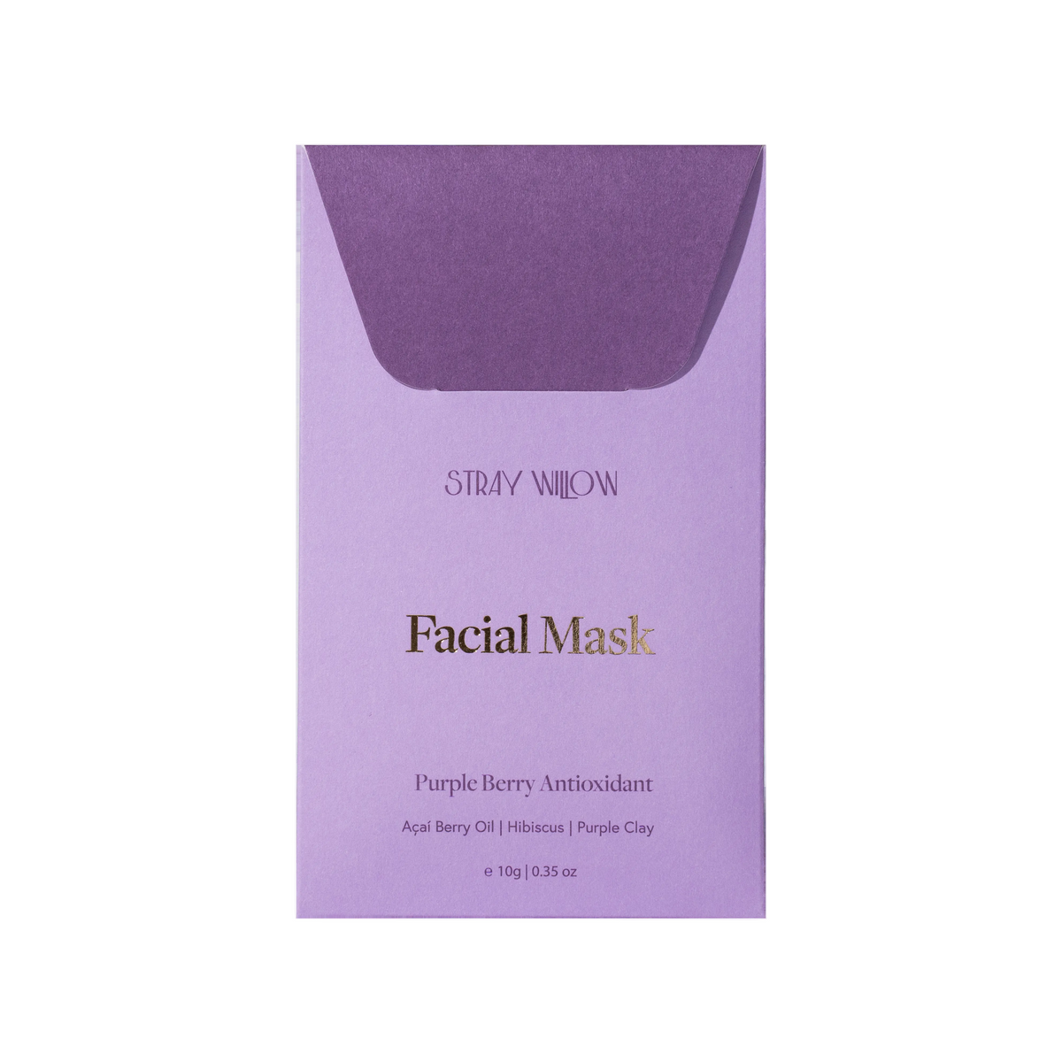 Stray Willow Facial Mask - Purple Berry
