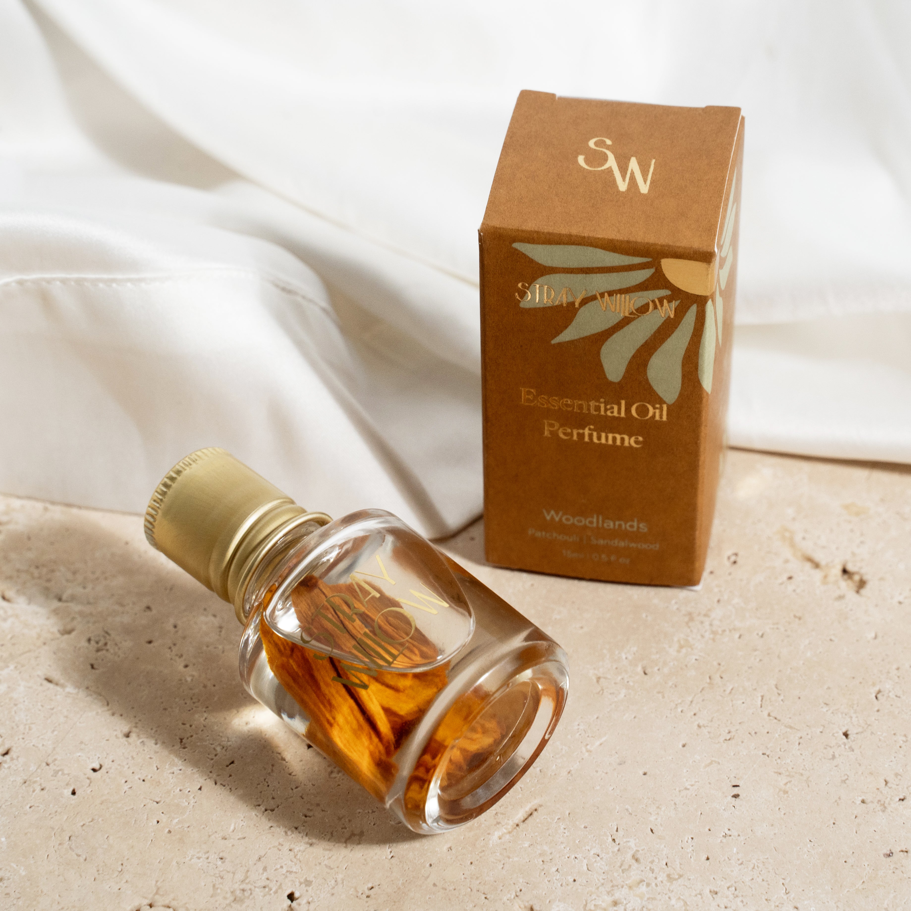 Stray Willow Essential Oil Perfume Roller - Woodlands