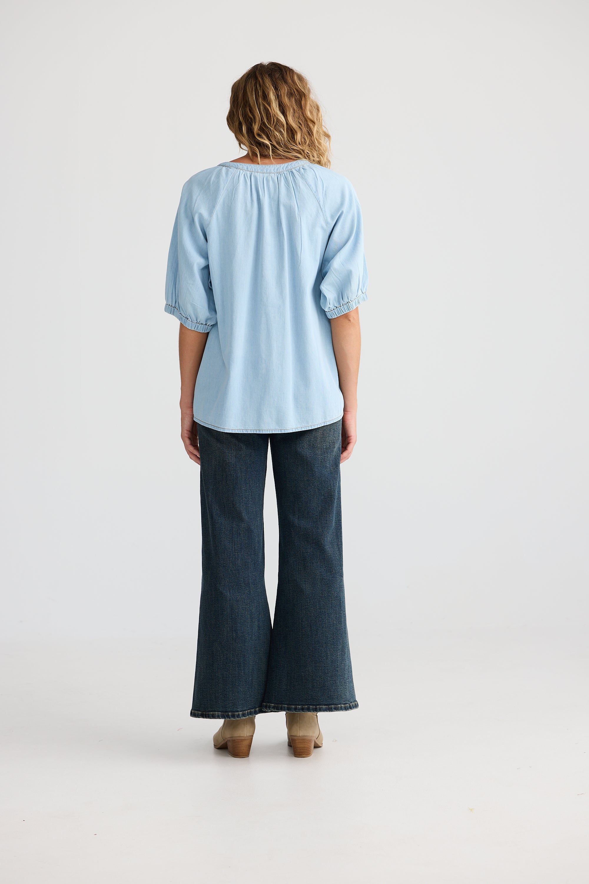 Talisman Rodeo Top - Light Denim