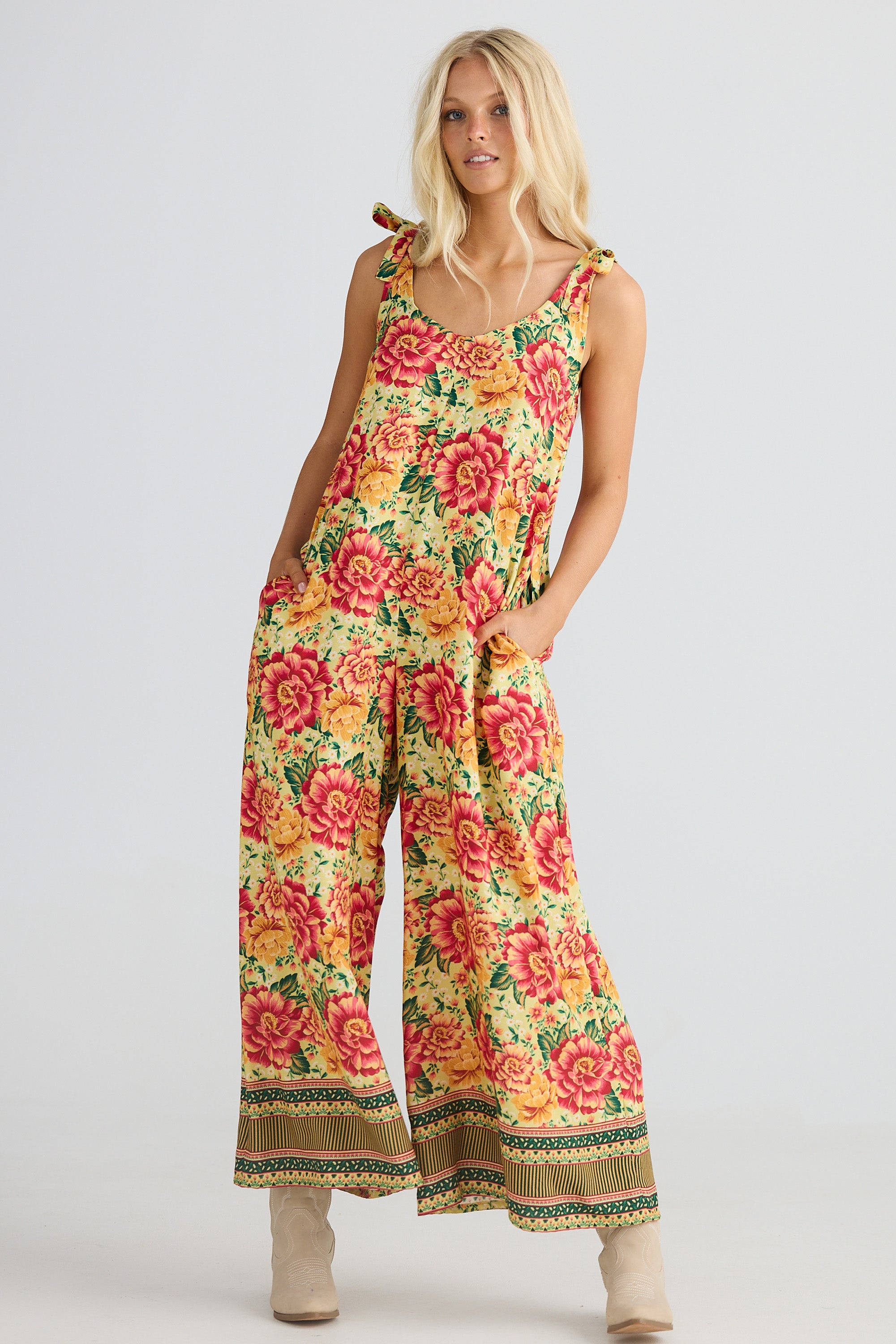 Talisman Temple Jumpsuit - Fiesta