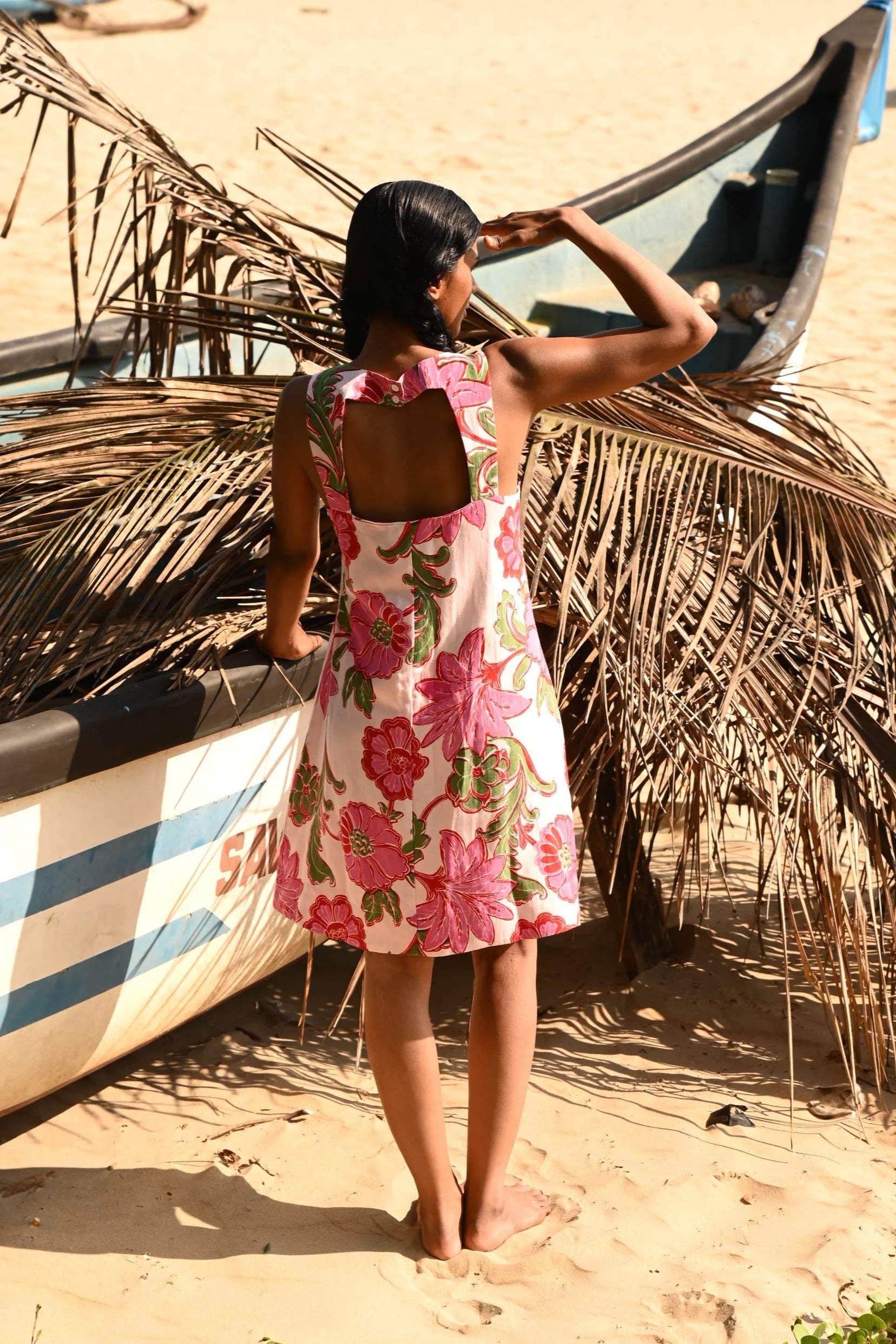 Talisman Zephyr Dress - Pink Ibiza