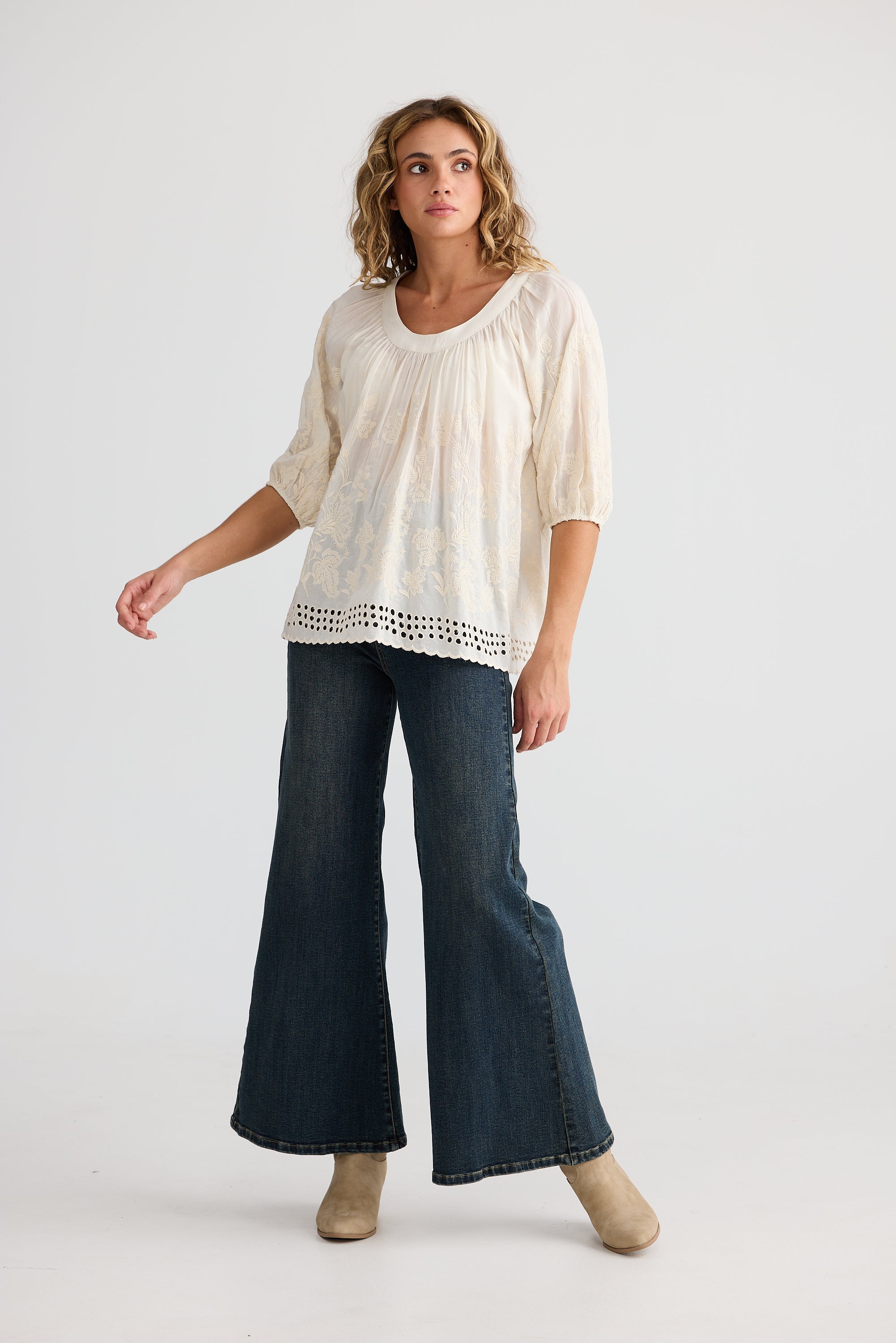 Talisman Goddess Top - Off White