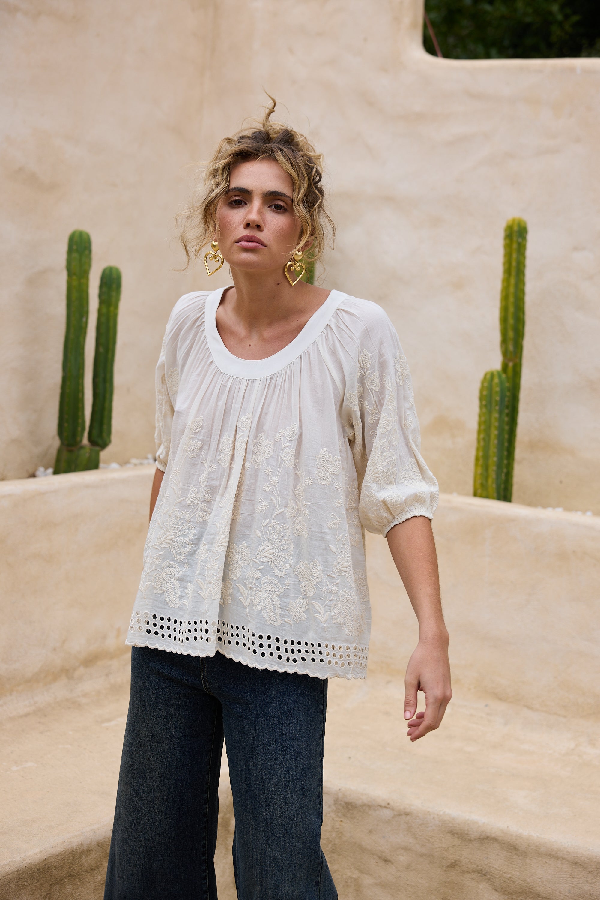 Talisman Goddess Top - Off White