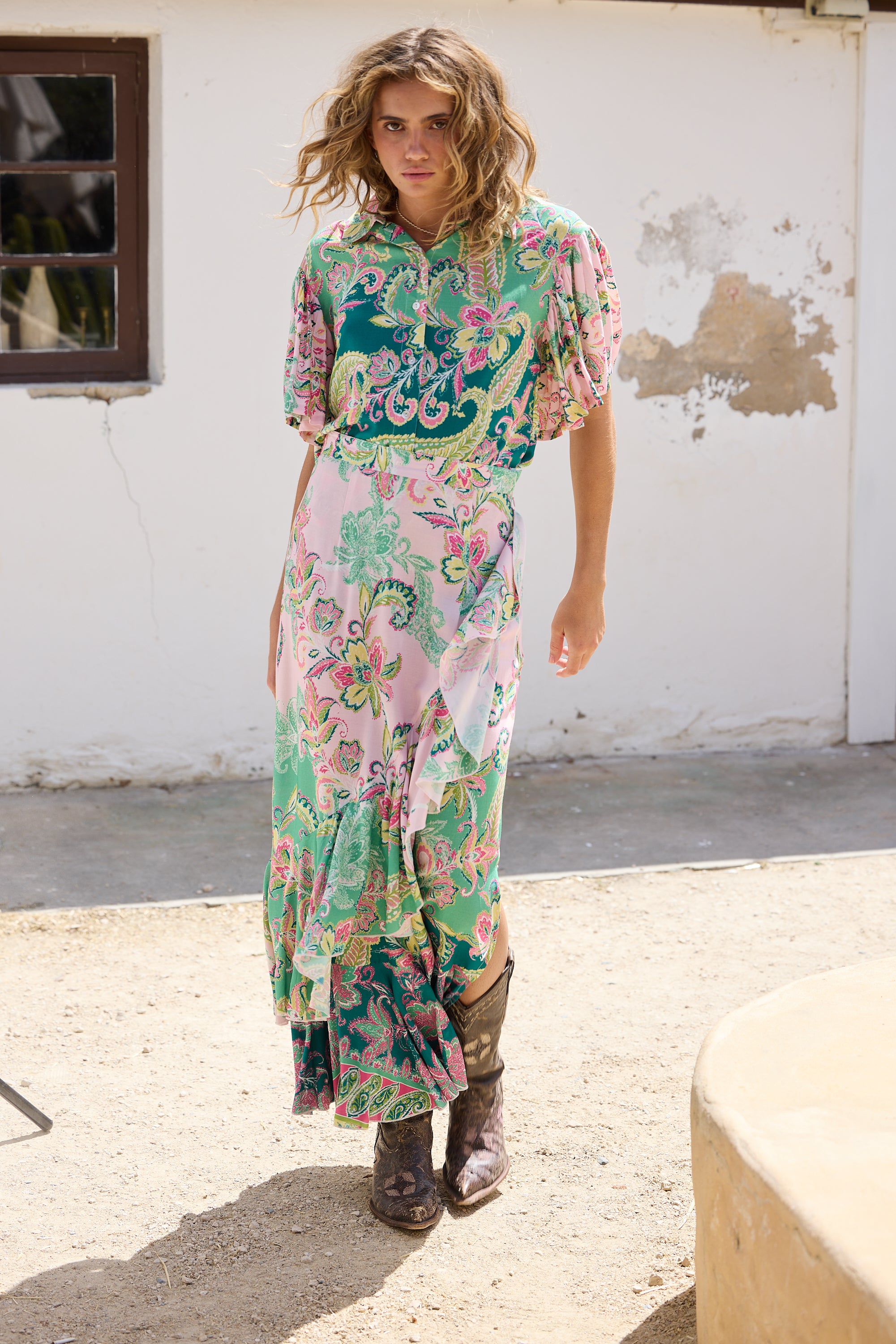Talisman Rosa Shirt - Paisley Dream