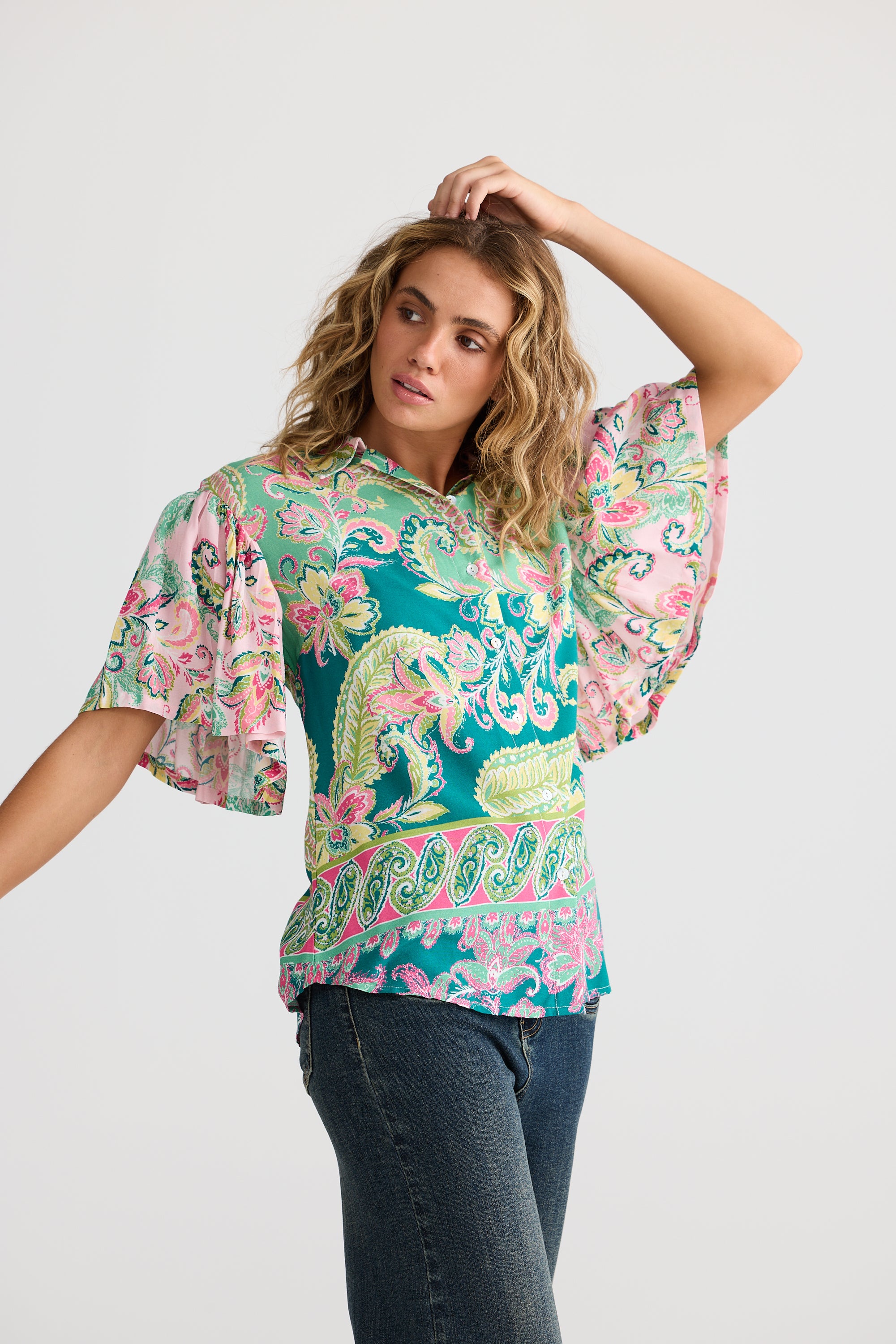 Talisman Rosa Shirt - Paisley Dream