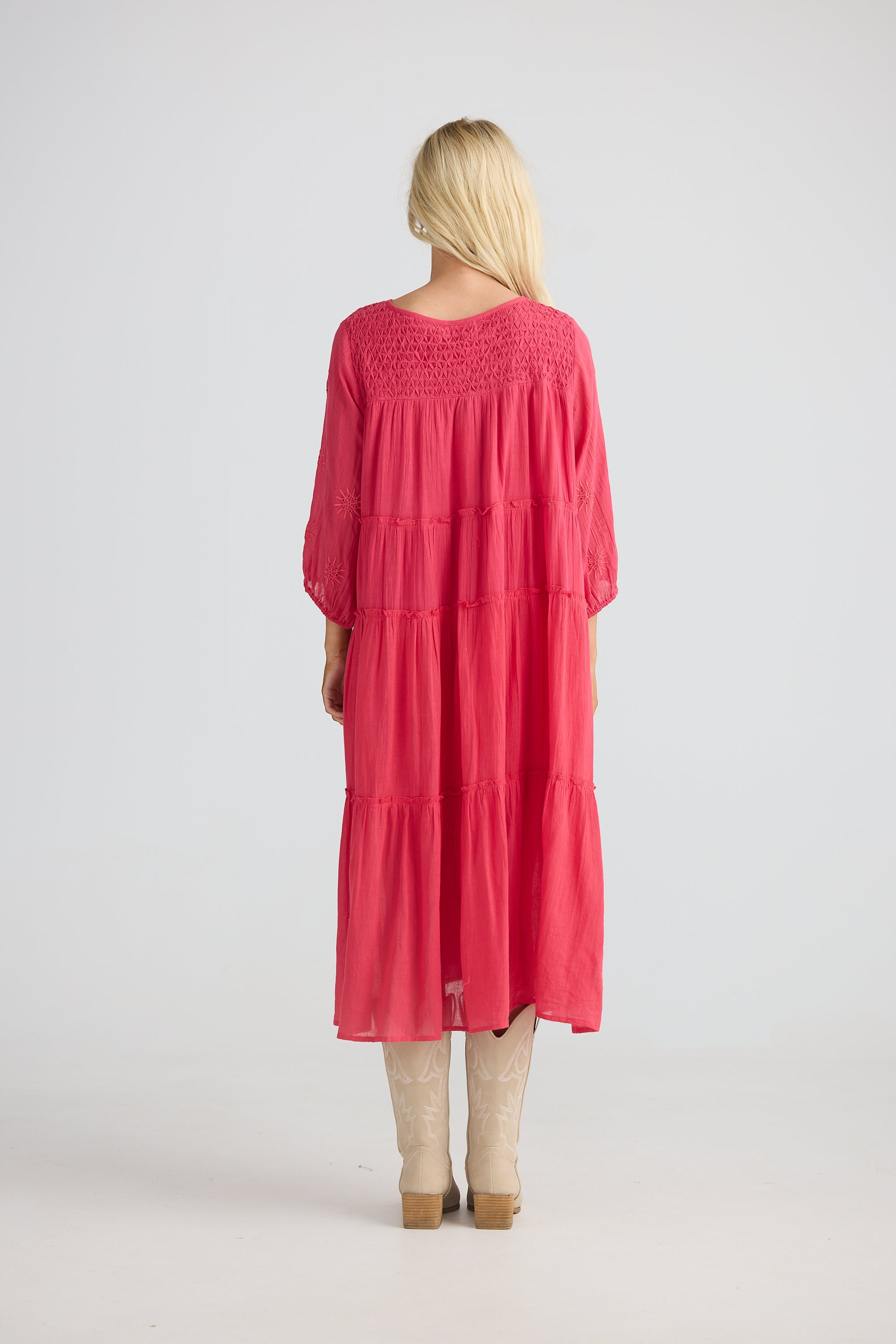 Talisman Francie Dress - Raspberry
