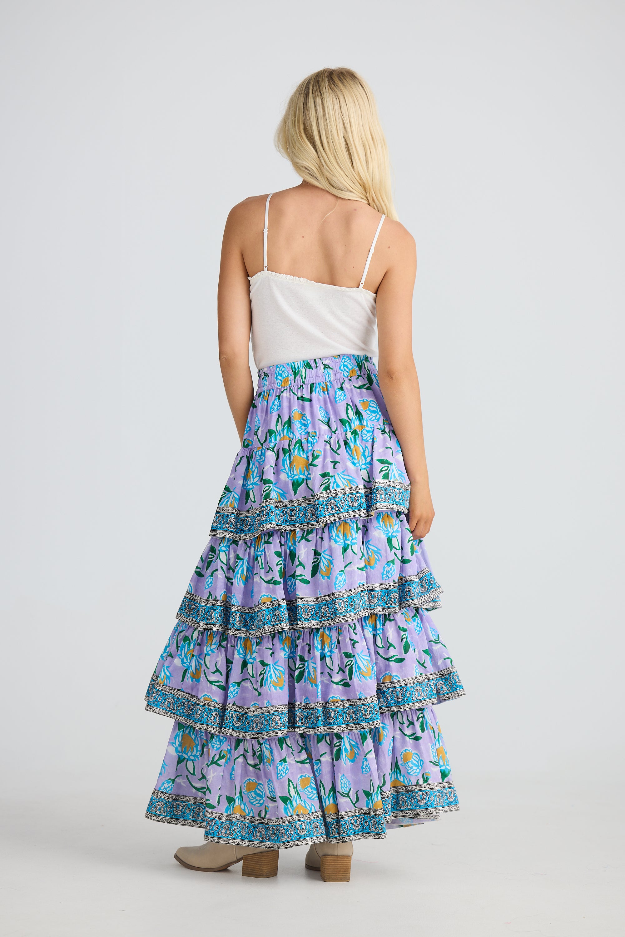 Talisman Lilac Lotus Silvana Skirt