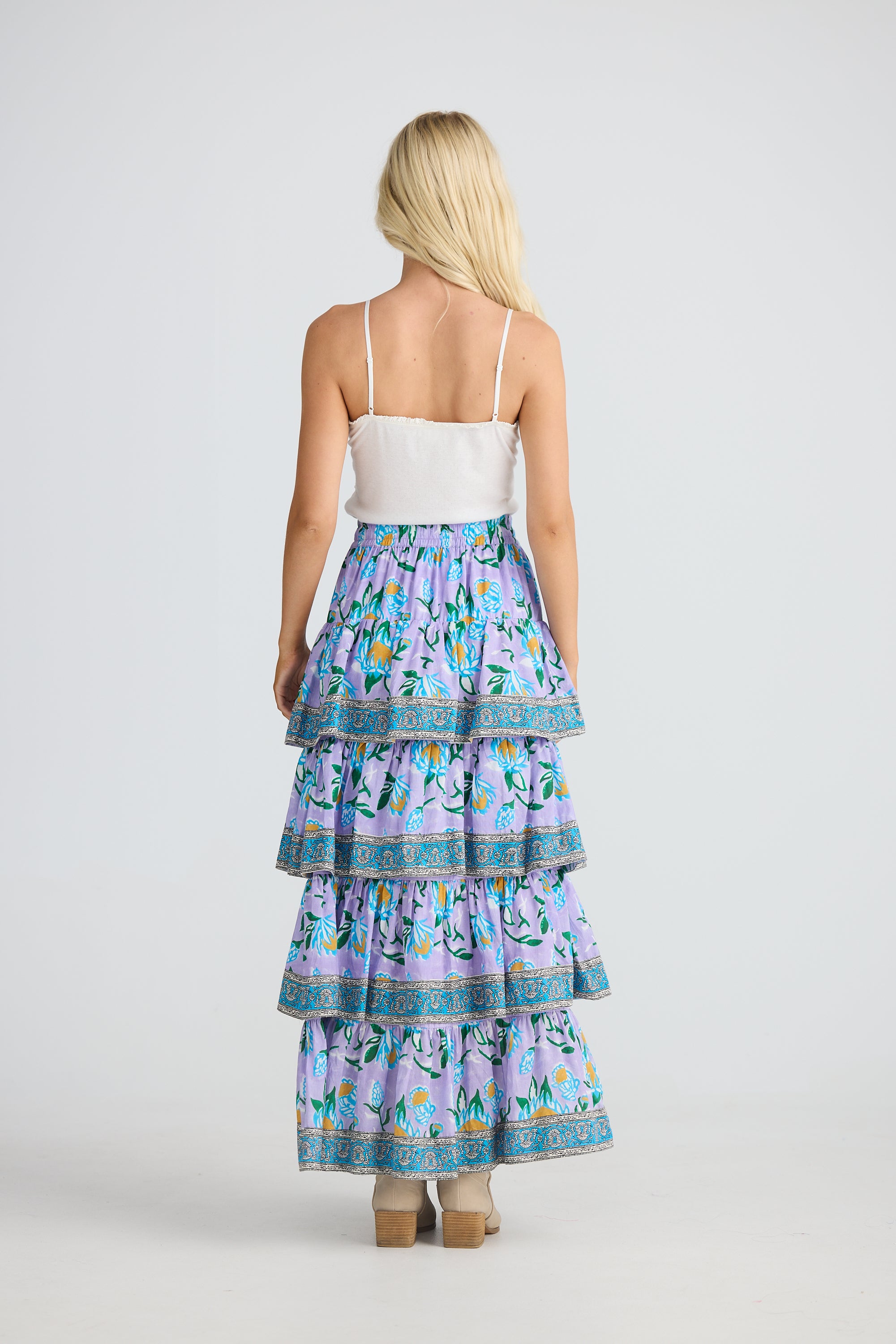 Talisman Lilac Lotus Silvana Skirt