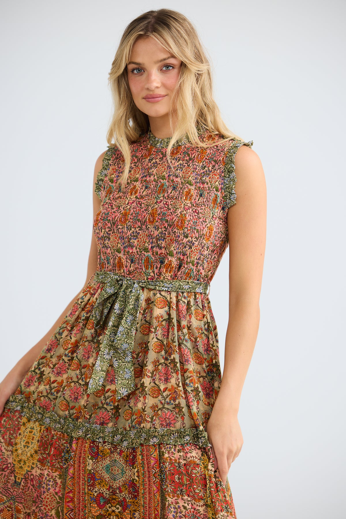 Talisman Juniper Dress - Meadow Weave