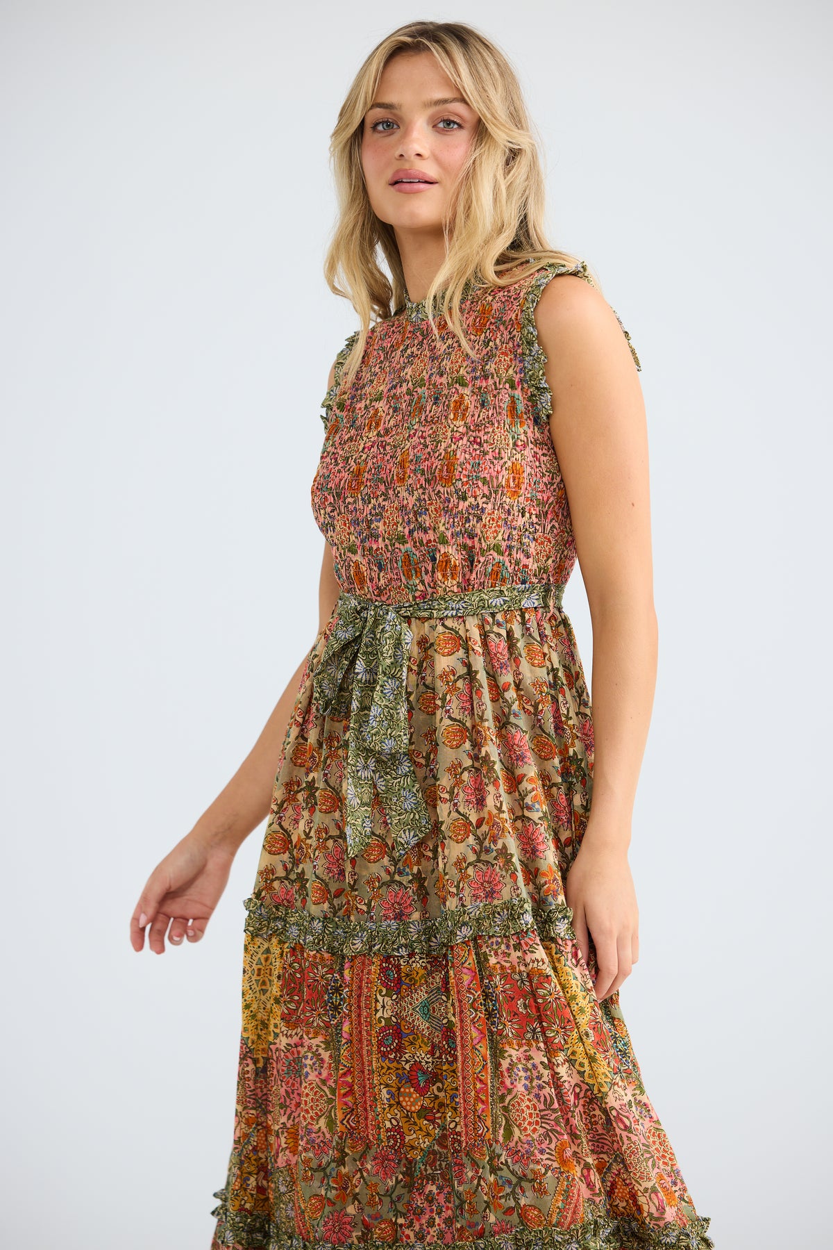 Talisman Juniper Dress - Meadow Weave
