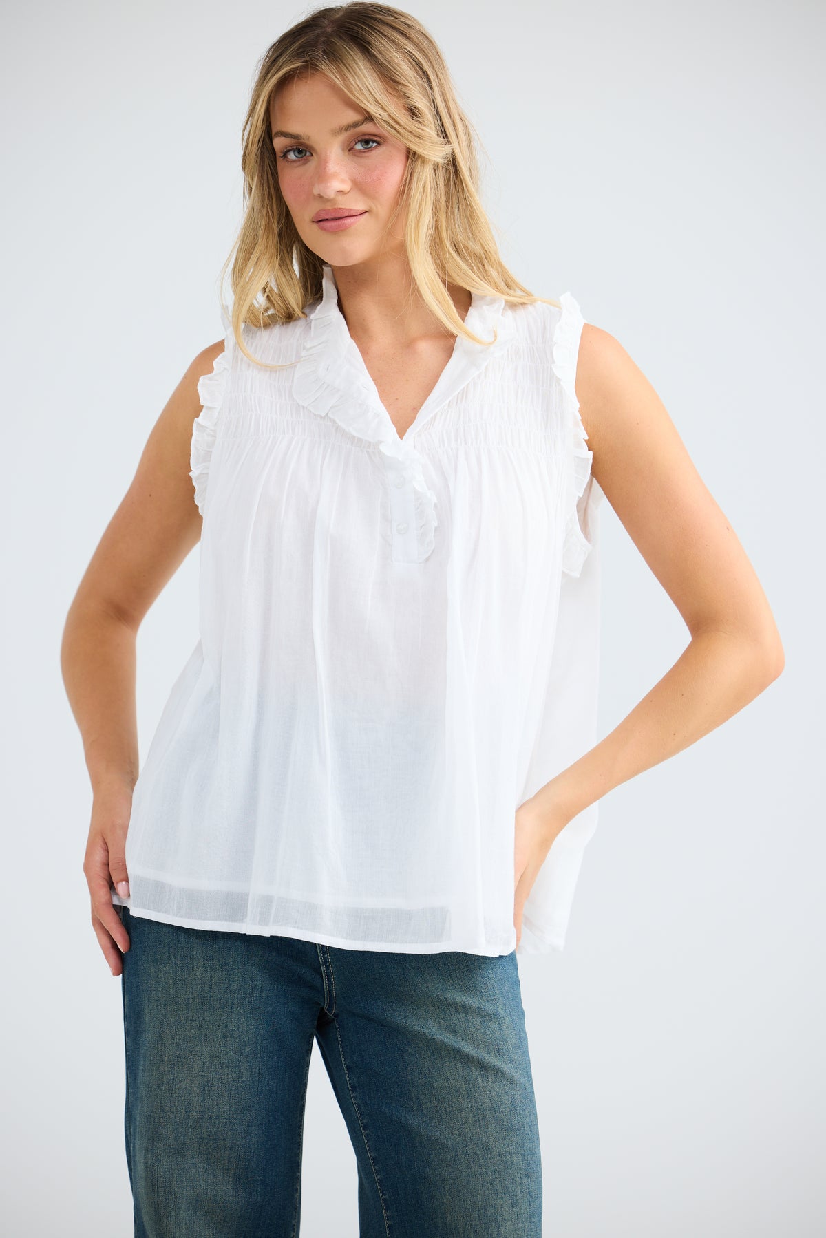 Talisman Valeria Top - White