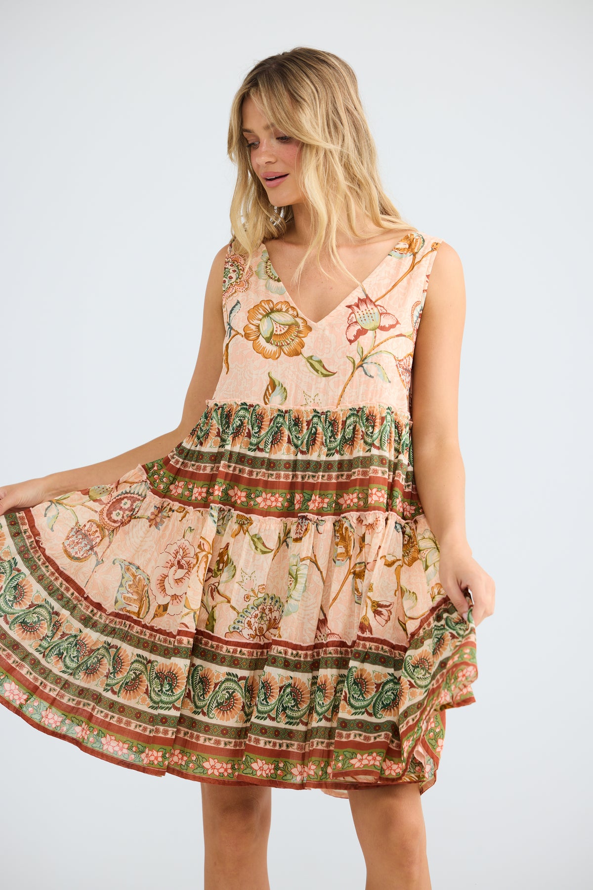 Talisman Lucky Charm Dress - Wildflower Oasis
