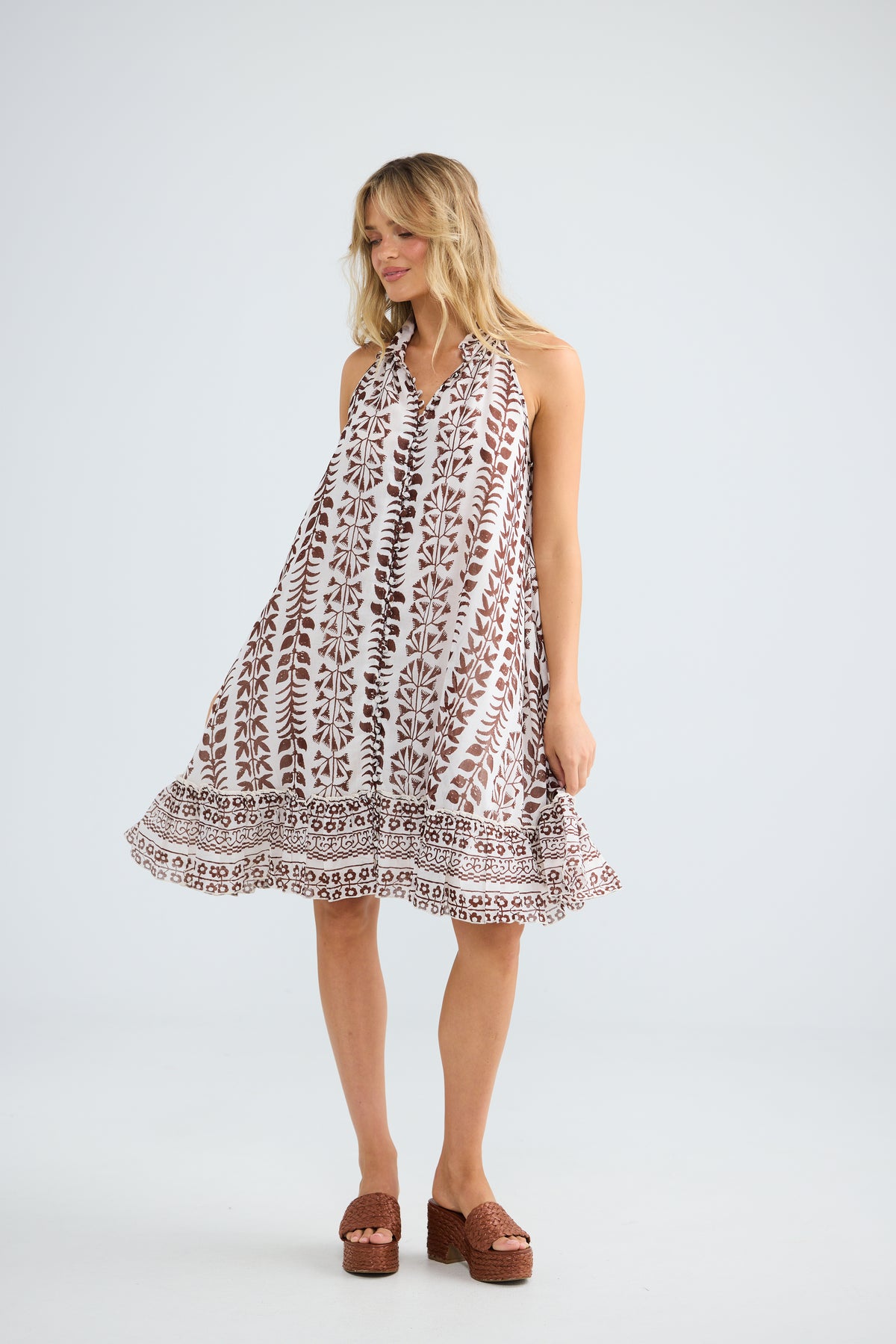 Talisman Tapas Dress - Chocolate Paro