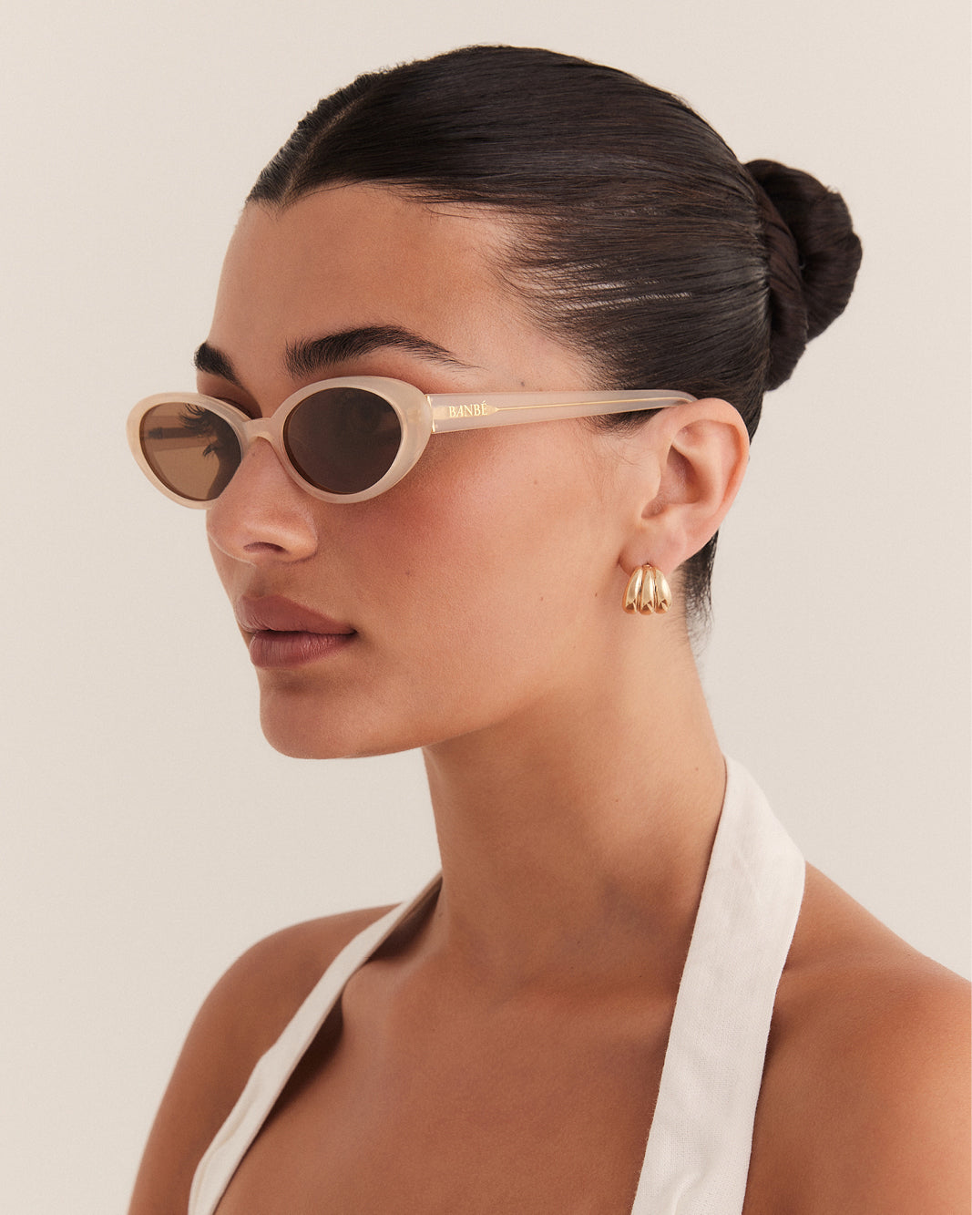 BANBÉ IRIS Sunglasses - Pearl/Honey