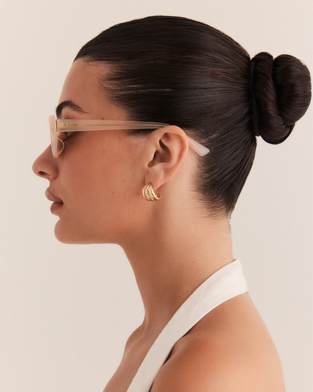 BANBÉ IRIS Sunglasses - Pearl/Honey